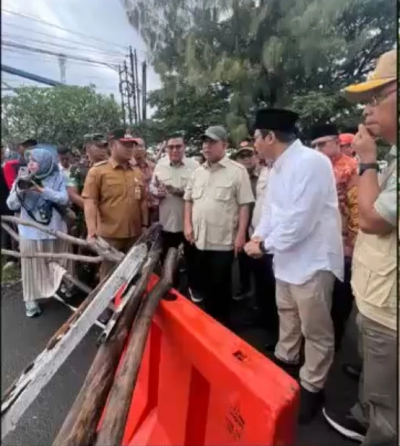 Sambut Ketua MPR RI, Kades Pesayangan dan Camat Talang Paparkan Urgensi Perbaikan Jembatan Ekoproyo